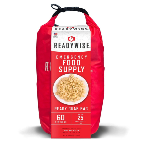Readywise MRE Emergency Food - Grab & Go 60 Serve Bag