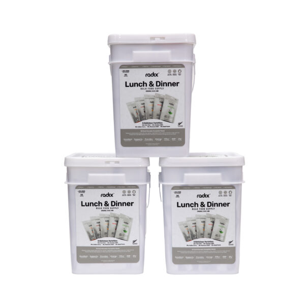 Radix Emergency Food Supply - Lunch & Dinner 3 Pack