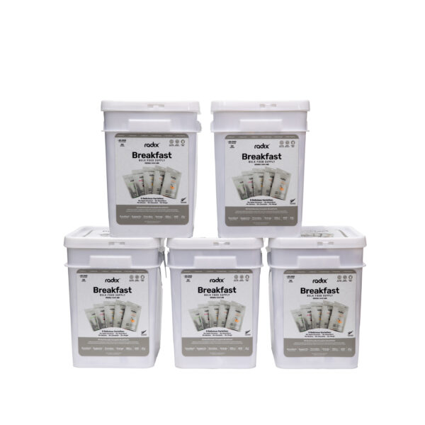 Radix Emergency Food Supply - Breakfast 5 Pack