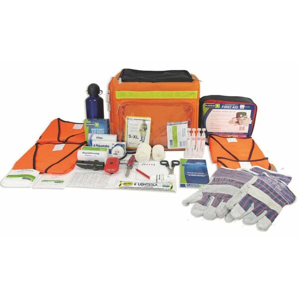 Grab and Run Civil Defence Bag with Advanced Contents