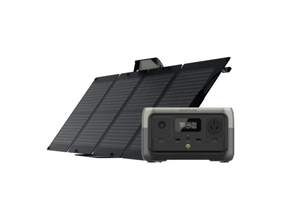 EcoFlow RIVER 2 Power Station + 110W Solar Panel