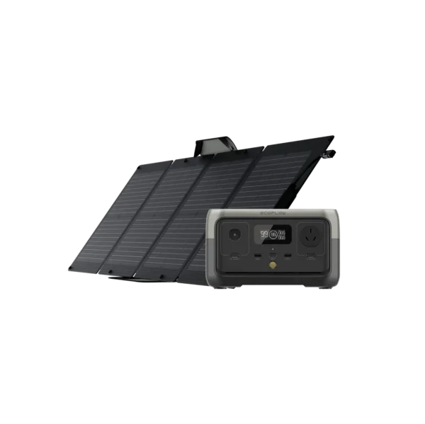 EcoFlow RIVER 2 Power Station + 110W Solar Panel