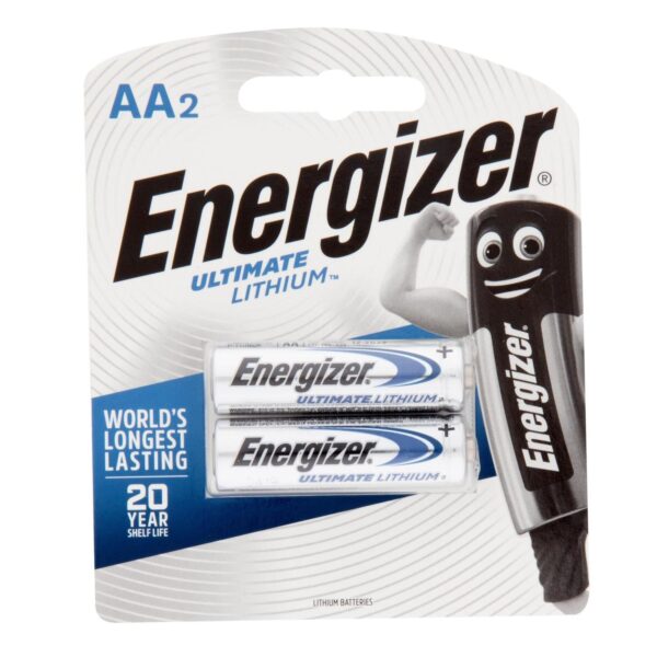 Energizer AA Battery Energizer pack of 2 - 20 YEAR SHELF LIFE