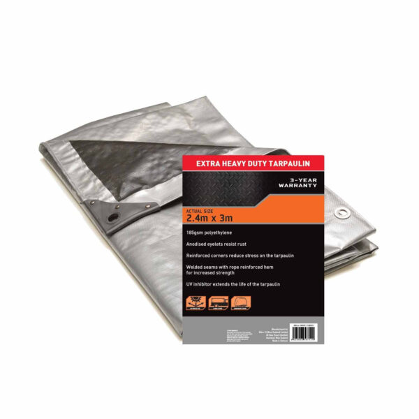 Tarpaulin Extra Heavy Duty - 2.4m x 3m