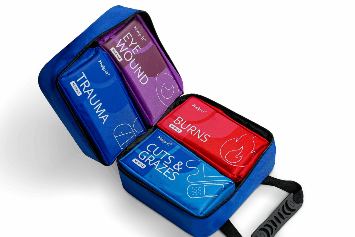 First Aid Bag Modular Help-It Modular Pro First Aid Kit - 4 modules - FIRST72